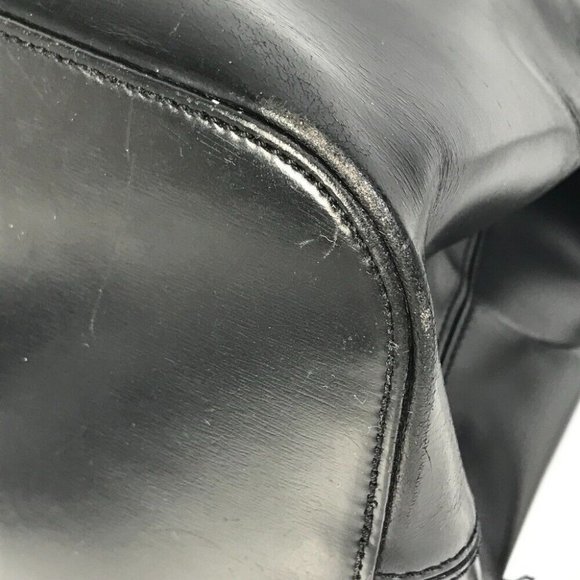 CARTIER Leopard print PANTHERE Shoulder Bag Leather Black/Silver - Picture 6 of 16